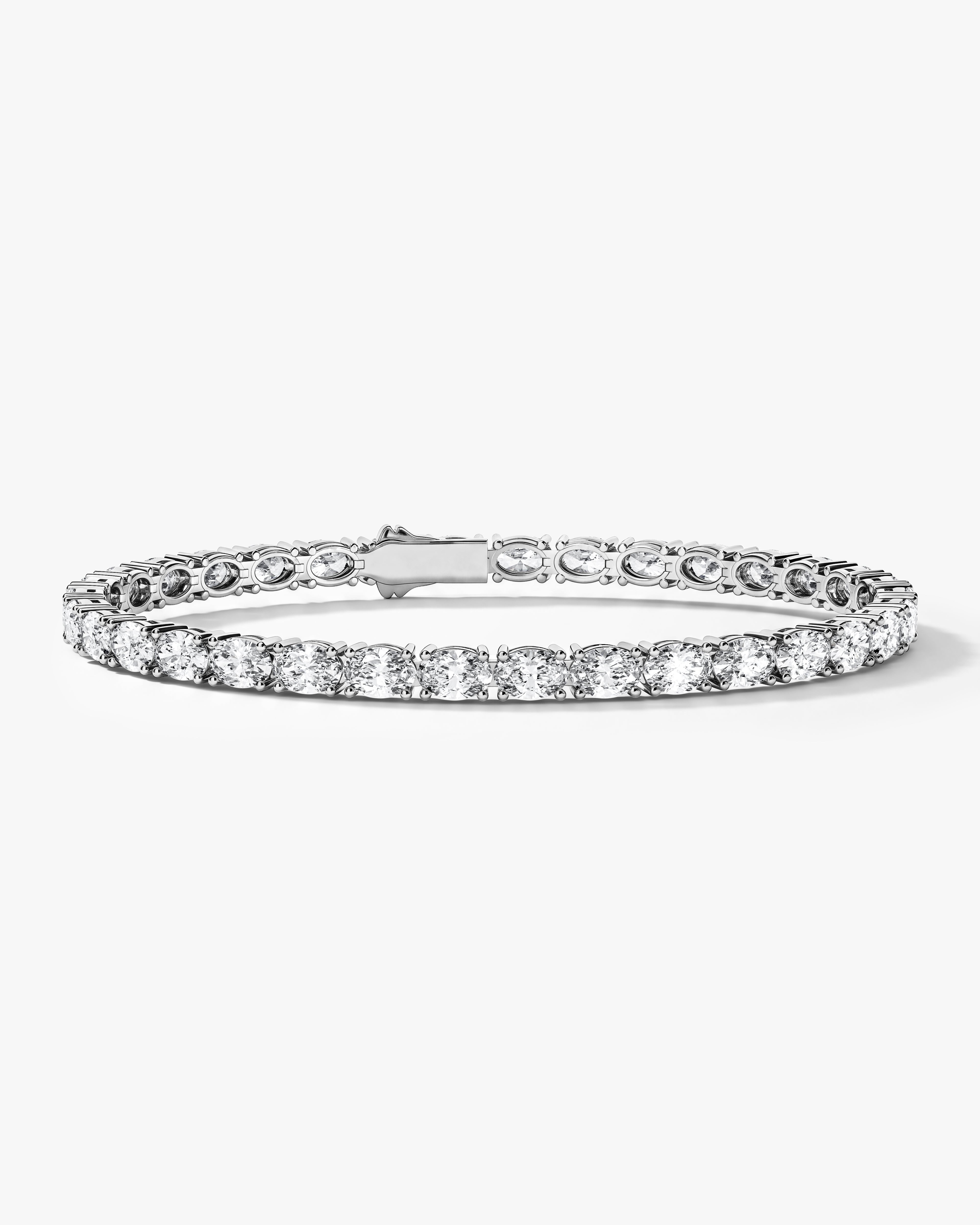 Oval Cut Diamond Tennis Bracelet