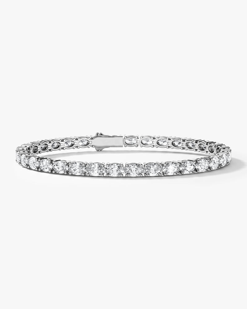 Oval Cut Diamond Tennis Bracelet