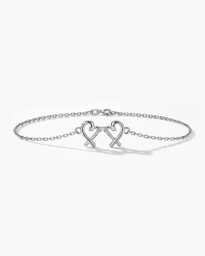 Double Heart Bracelet