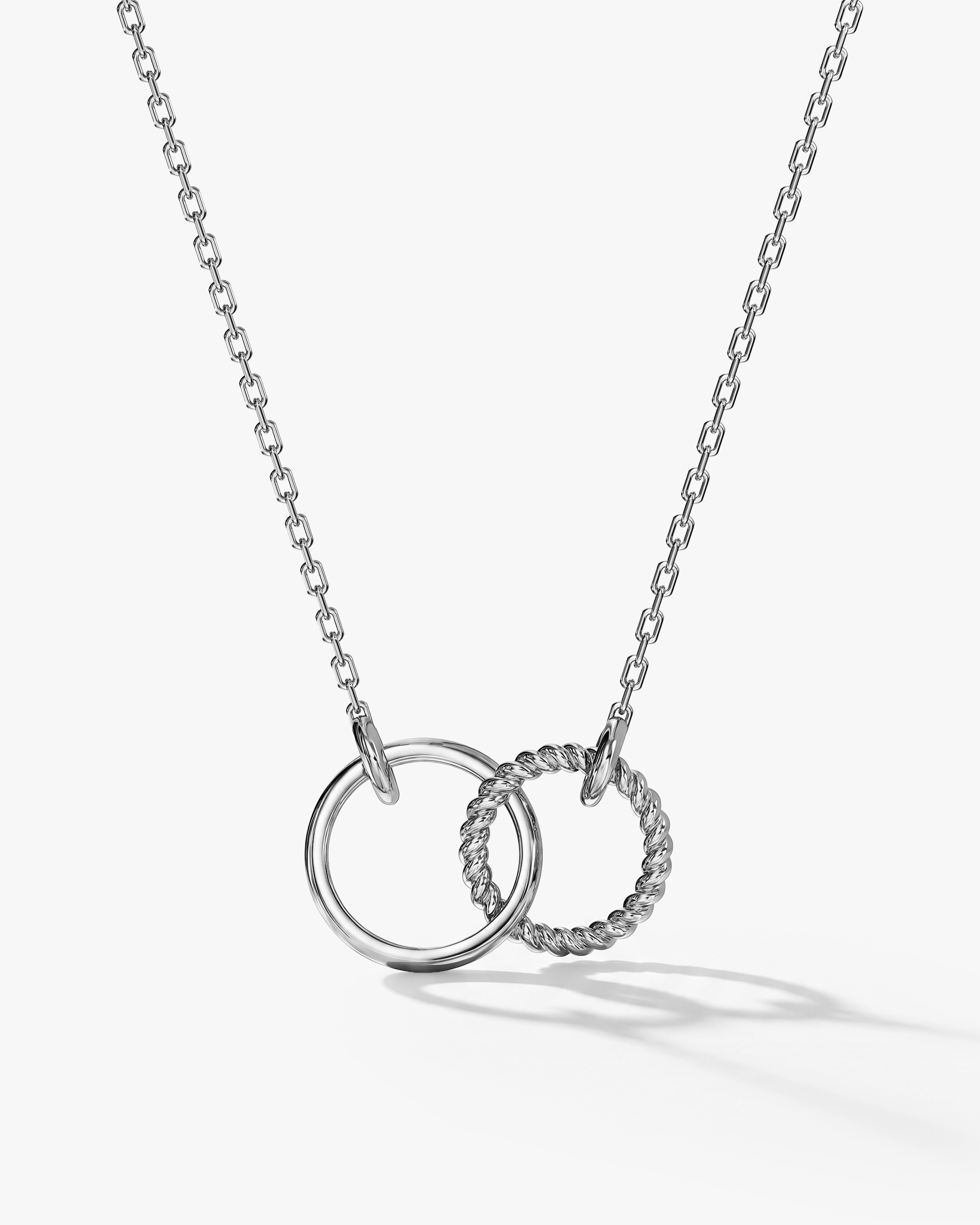Eternity Circle Charm Necklace