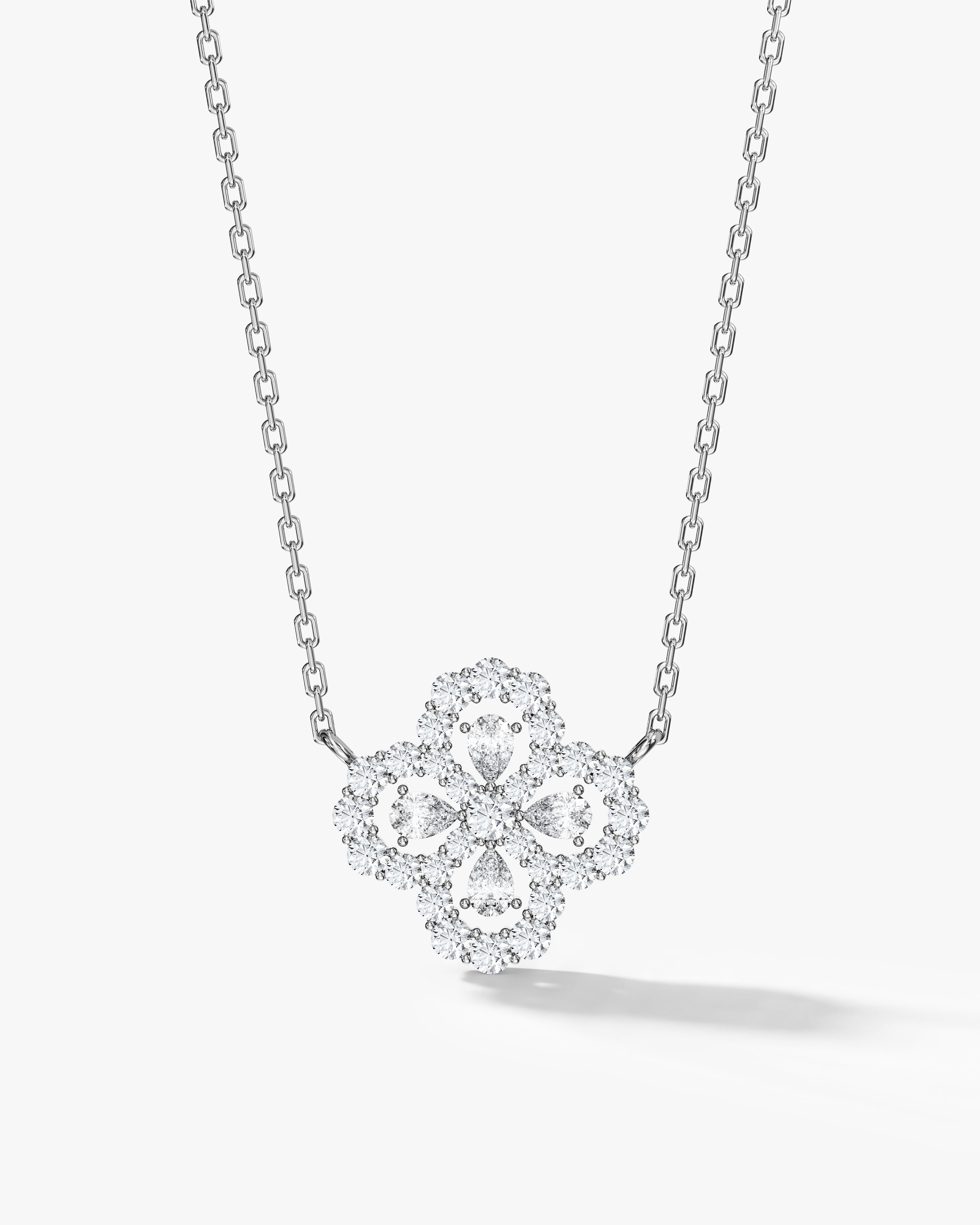 Floral Cluster Necklace