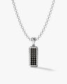 Black Diamond Pendant Necklace