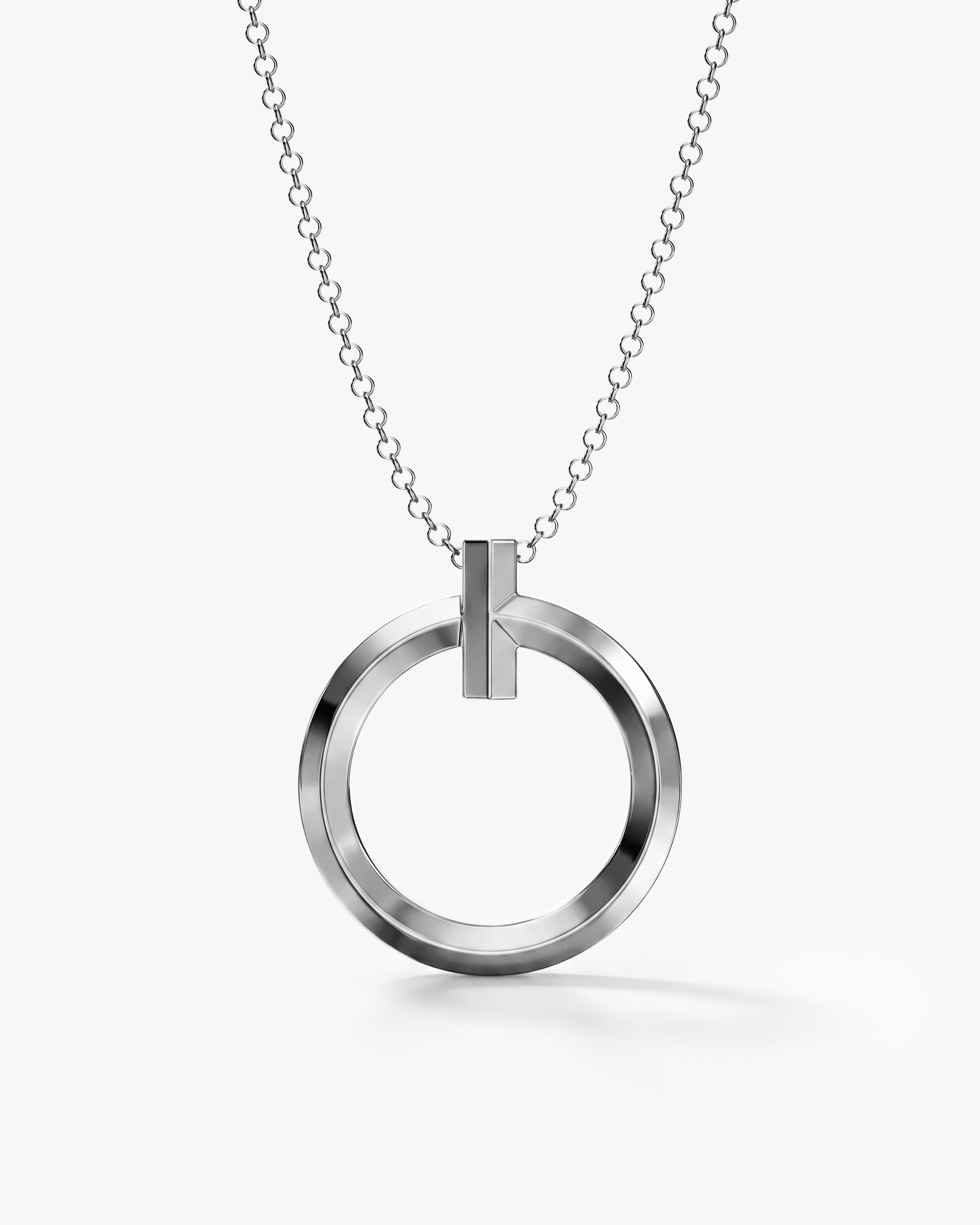 Men's Circular Pendant Necklace