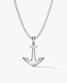 Plain Anchor Pendant Necklace