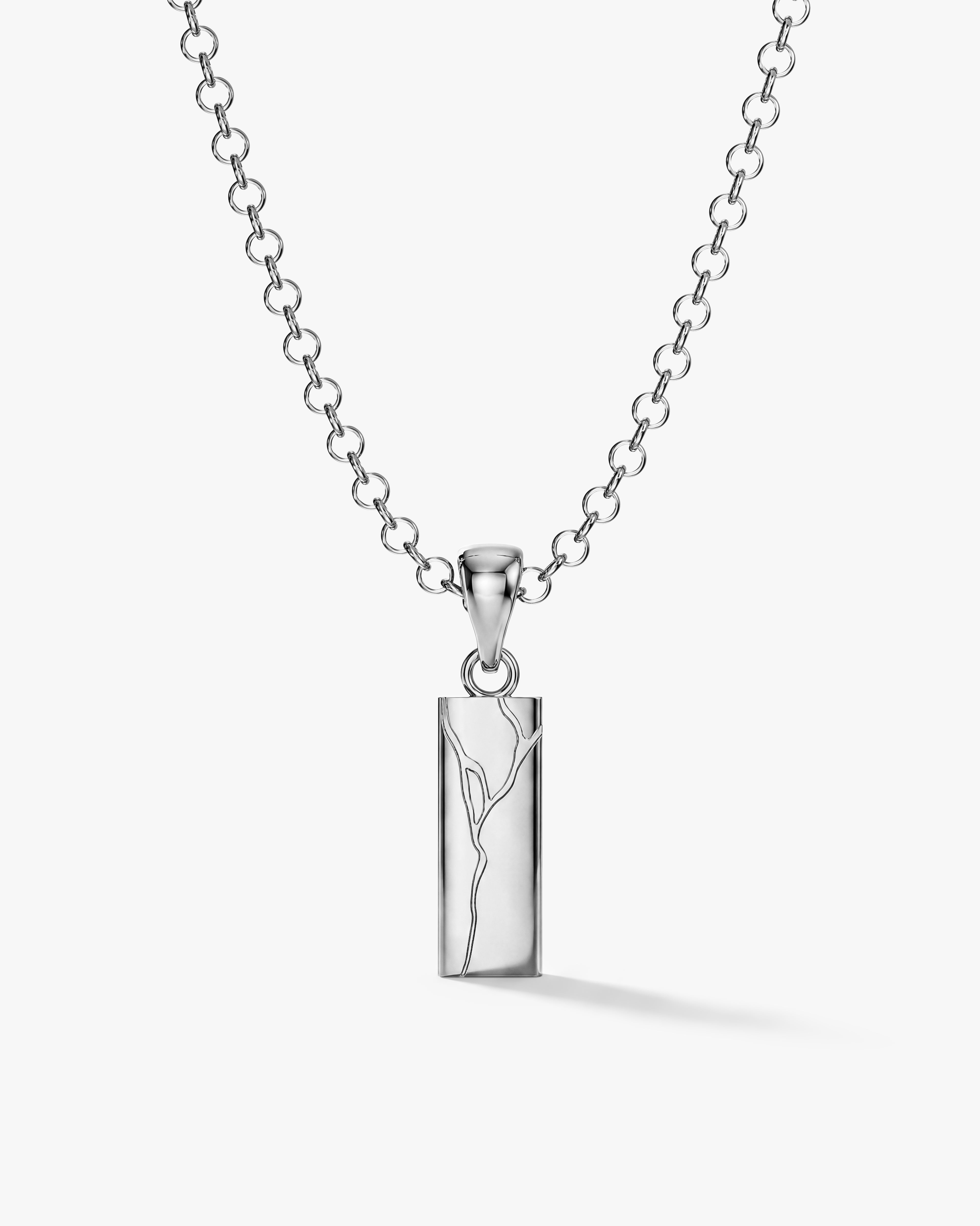 Minimalist Branch Pendant Necklace