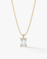 Radiant Cut Solitaire Pendant (1.00 CT)