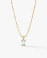 Radiant Cut Solitaire Pendant (0.50 CT)