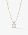 Princess Cut Solitaire Pendant (0.50 CT)