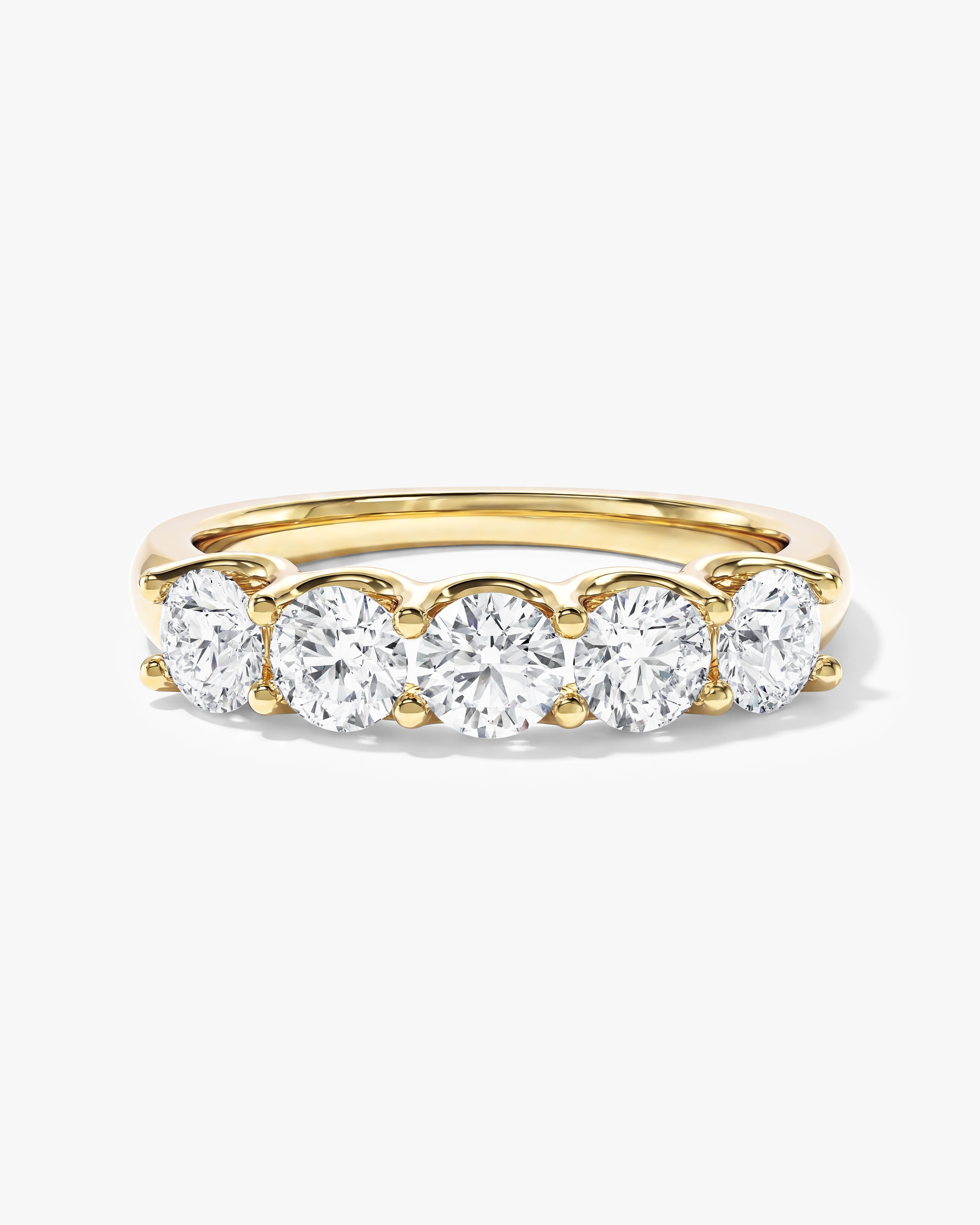 U-Prong Five Stone Anniversary Band (1.00 CT TW)