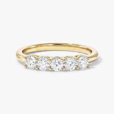 Classic Five Stone Anniversary Band (0.50 CT TW)