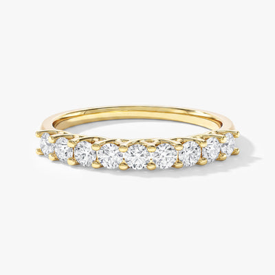 Nine Stone Trellis Anniversary Band (0.45 CT TW)