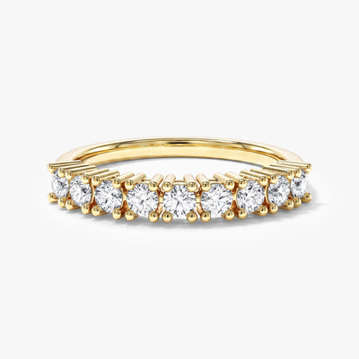 Nine Stone Basket Anniversary Band (0.45 CT TW)