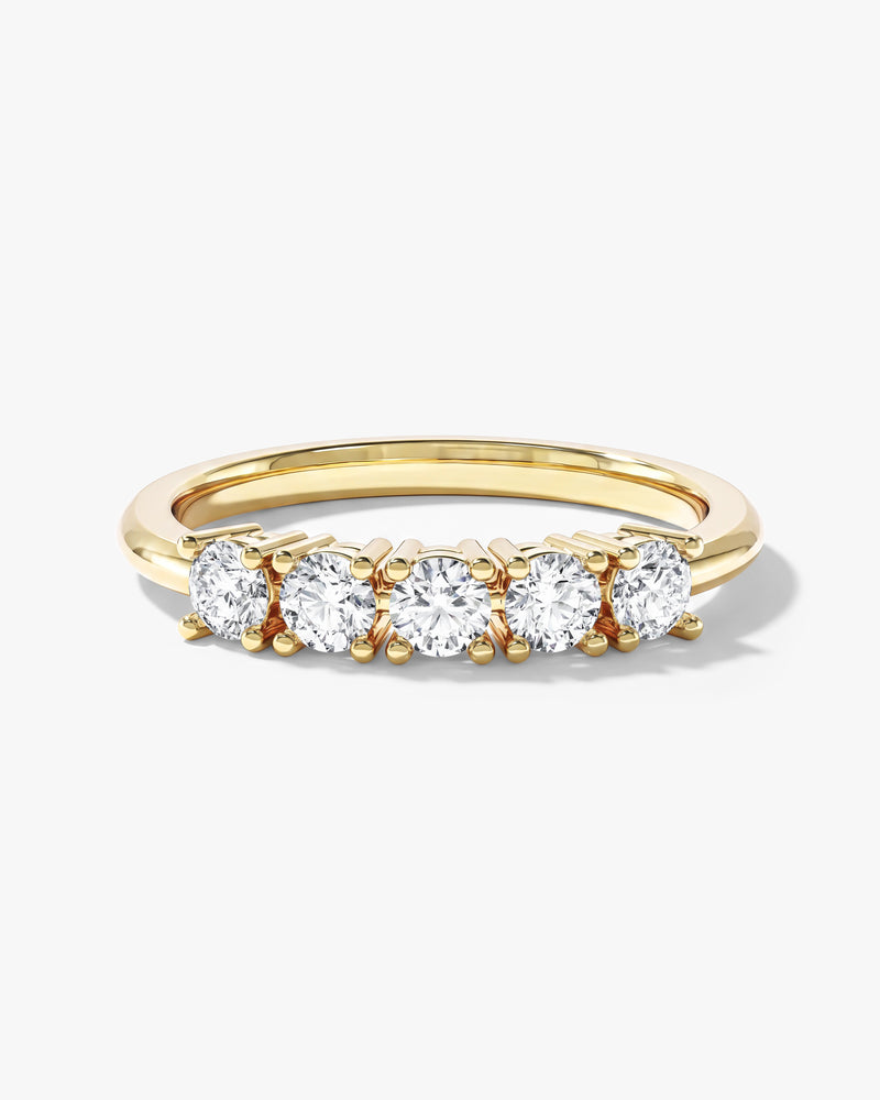Five Stone Basket Anniversary Band (0.50 CT TW)