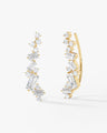 Baguette Climber Earrings