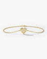 Heart Shaped Leaf Bracelet
