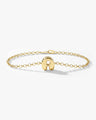 Bubble Initial Bracelet