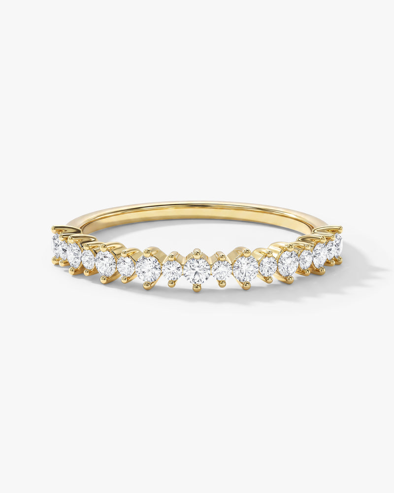 Prong-Set Wedding Band