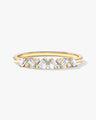 Petite Baguette Cluster Wedding Band
