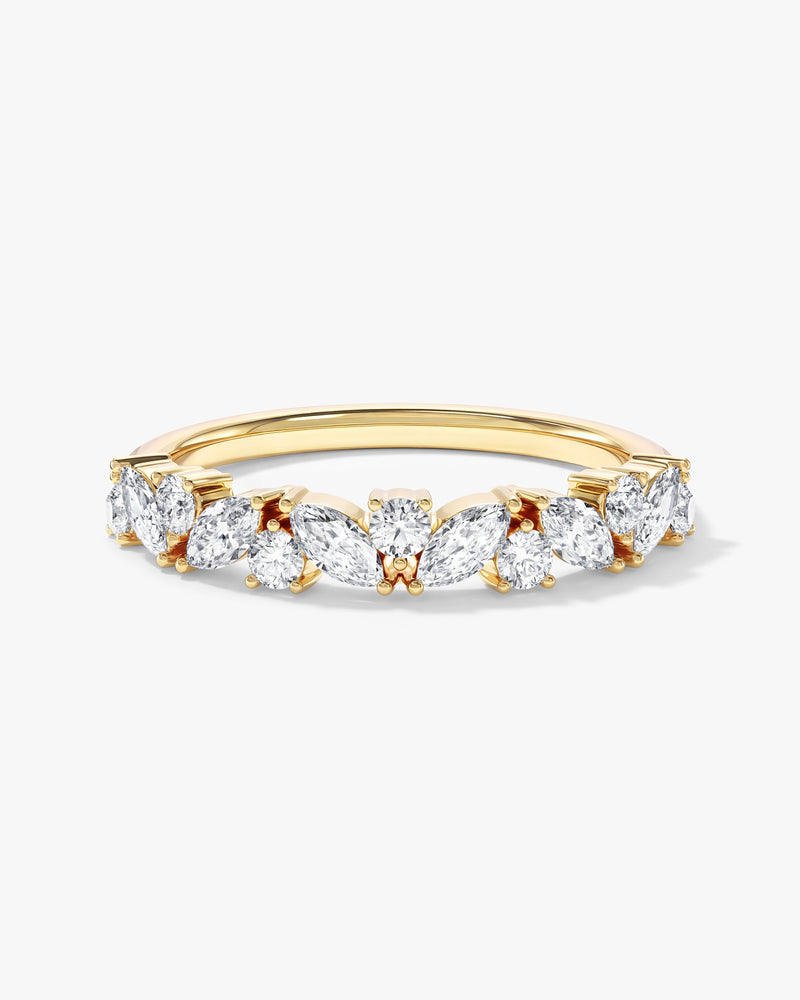 Marquise Bloom Wedding Band (0.80 CT TW)