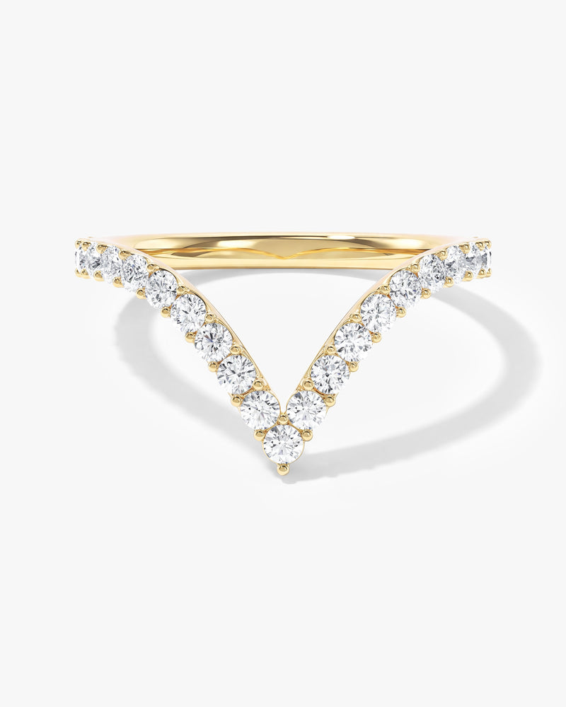 Long-Curved Wedding Band