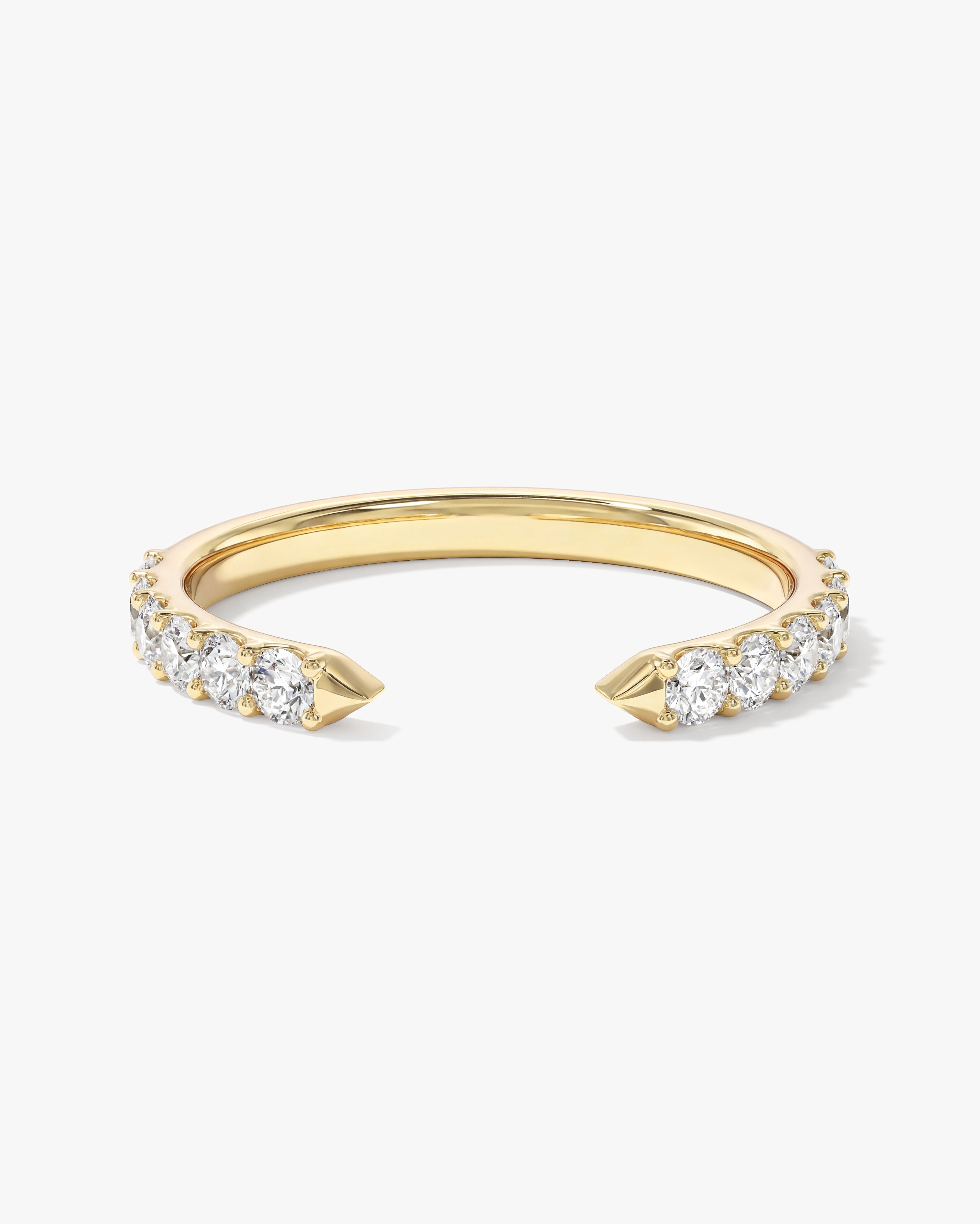 Embedded Cuff Wedding Band (0.35 CT TW)