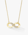 Pave Set Infinity Necklace (0.11 CT)