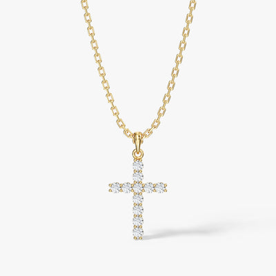 Pave Cross Pendant