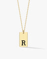 Initial Tag Necklace