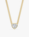 Heart Cuban Chain Necklace