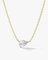 Sideways Pear Necklace