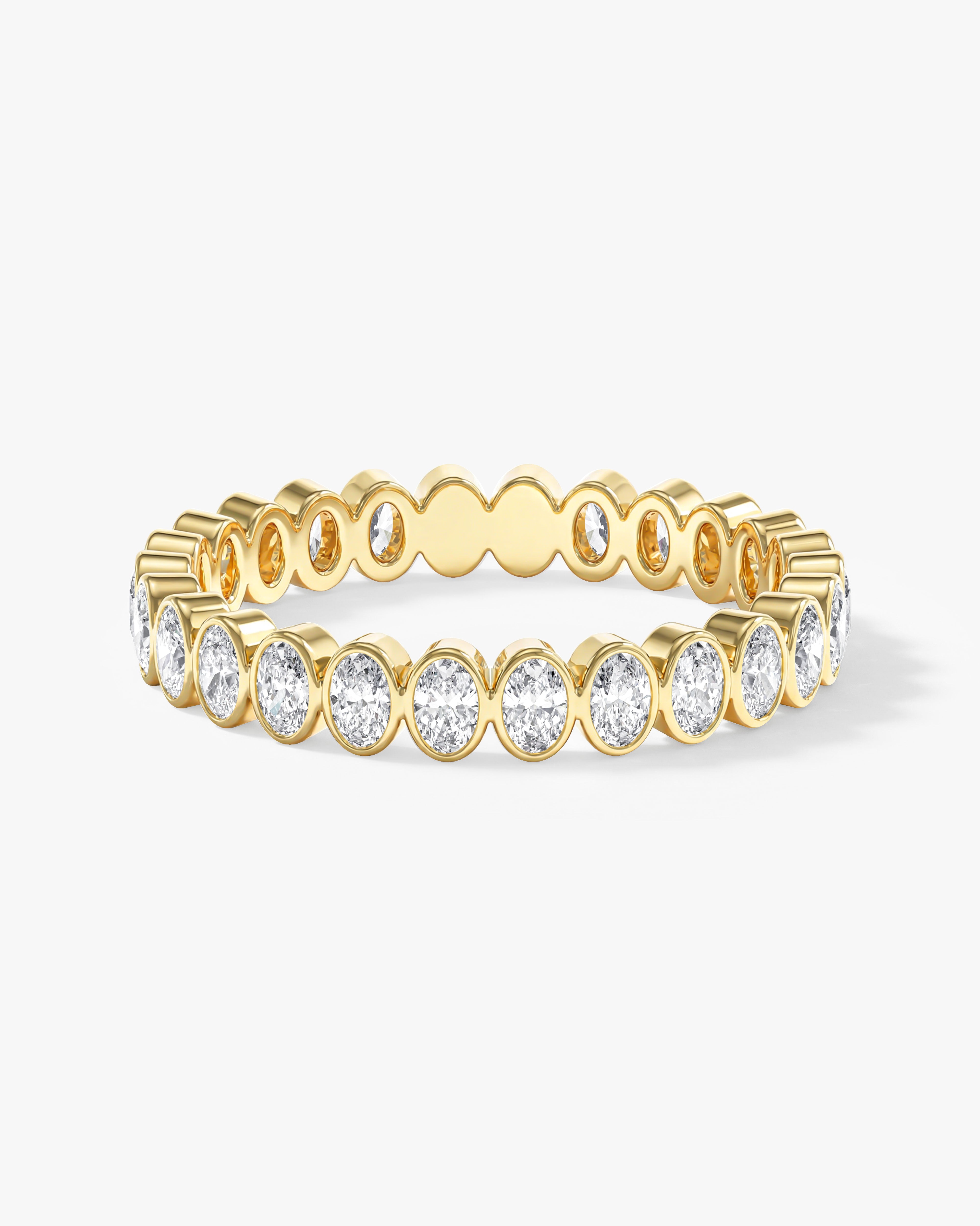 Bezel Oval Eternity Band (1.25 CT TW)