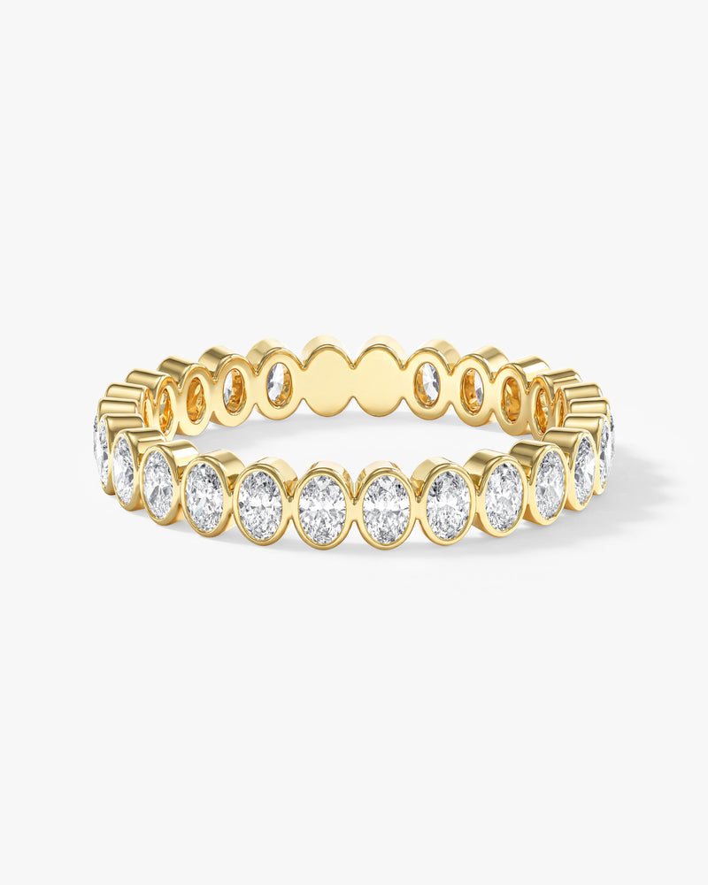Bezel Oval Eternity Band (1.25 CT TW)