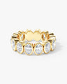 Bezel Oval Eternity Band (6.50 CT TW)