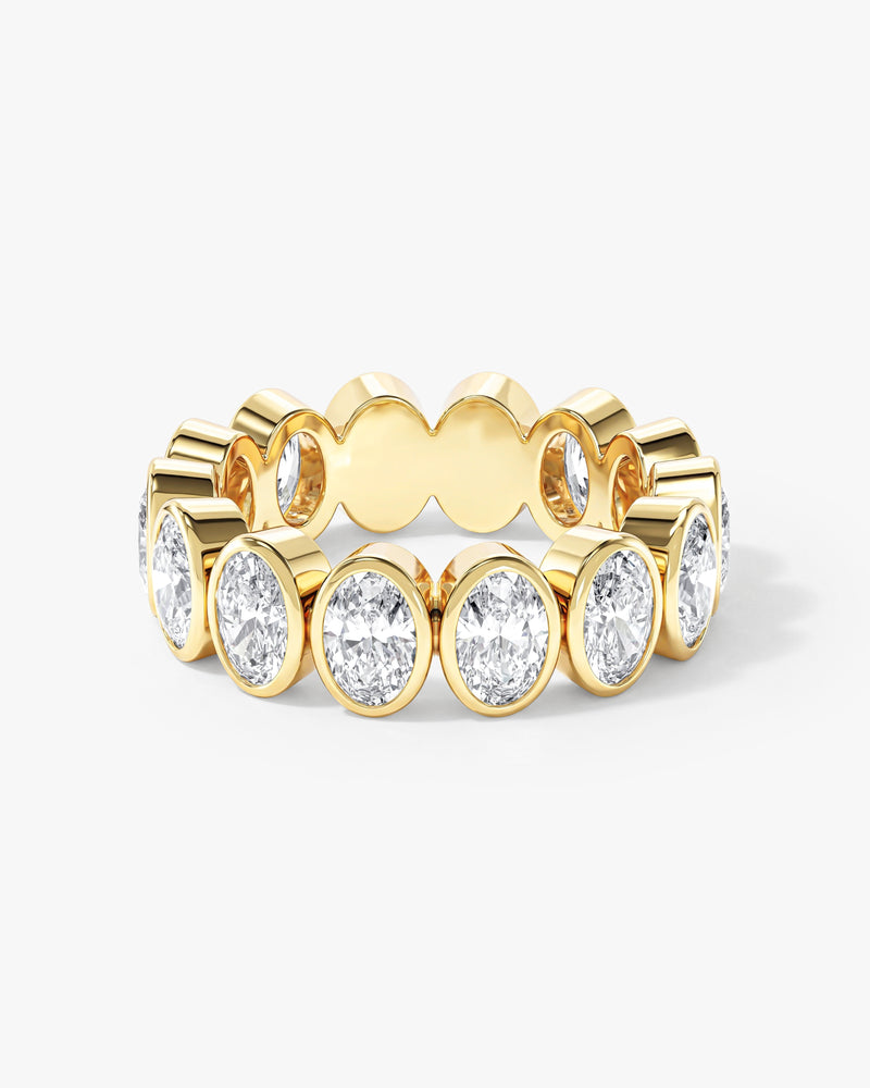 Bezel Oval Eternity Band (6.50 CT TW)