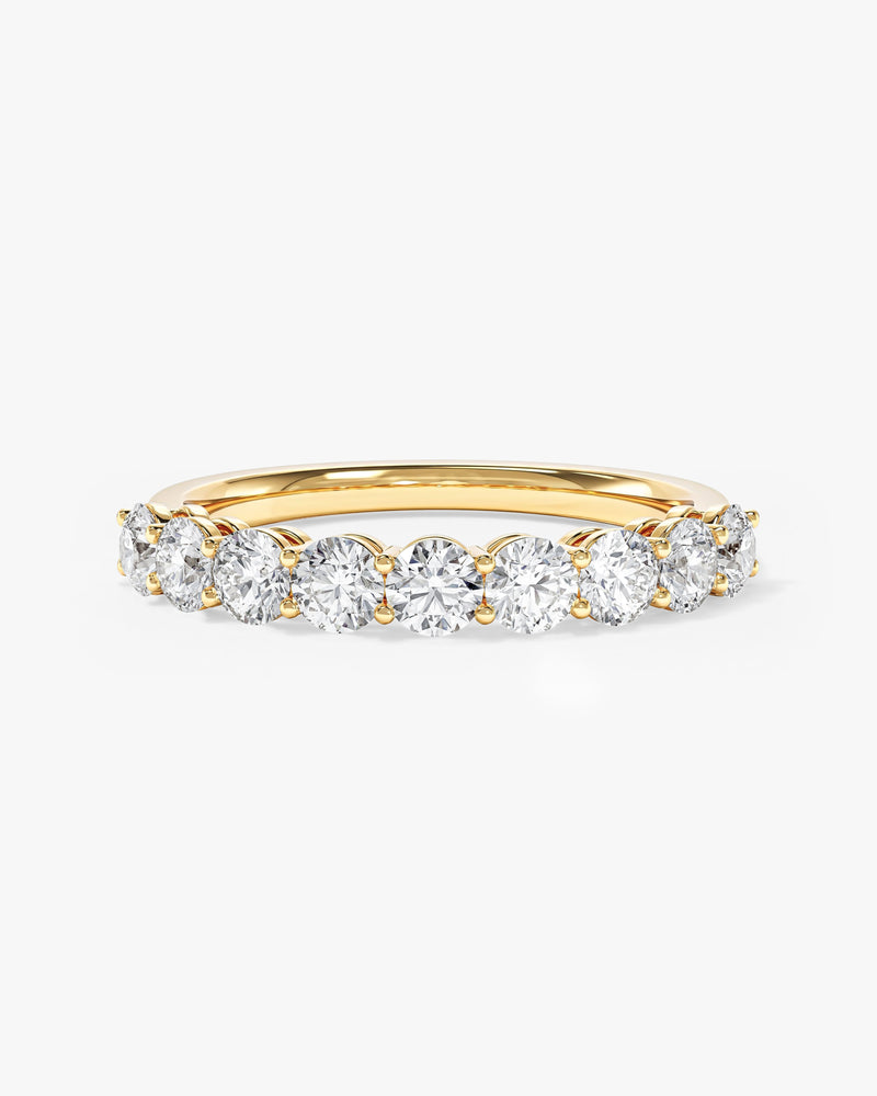 Shared Prong Half Eternity Band (1.00 CT TW)