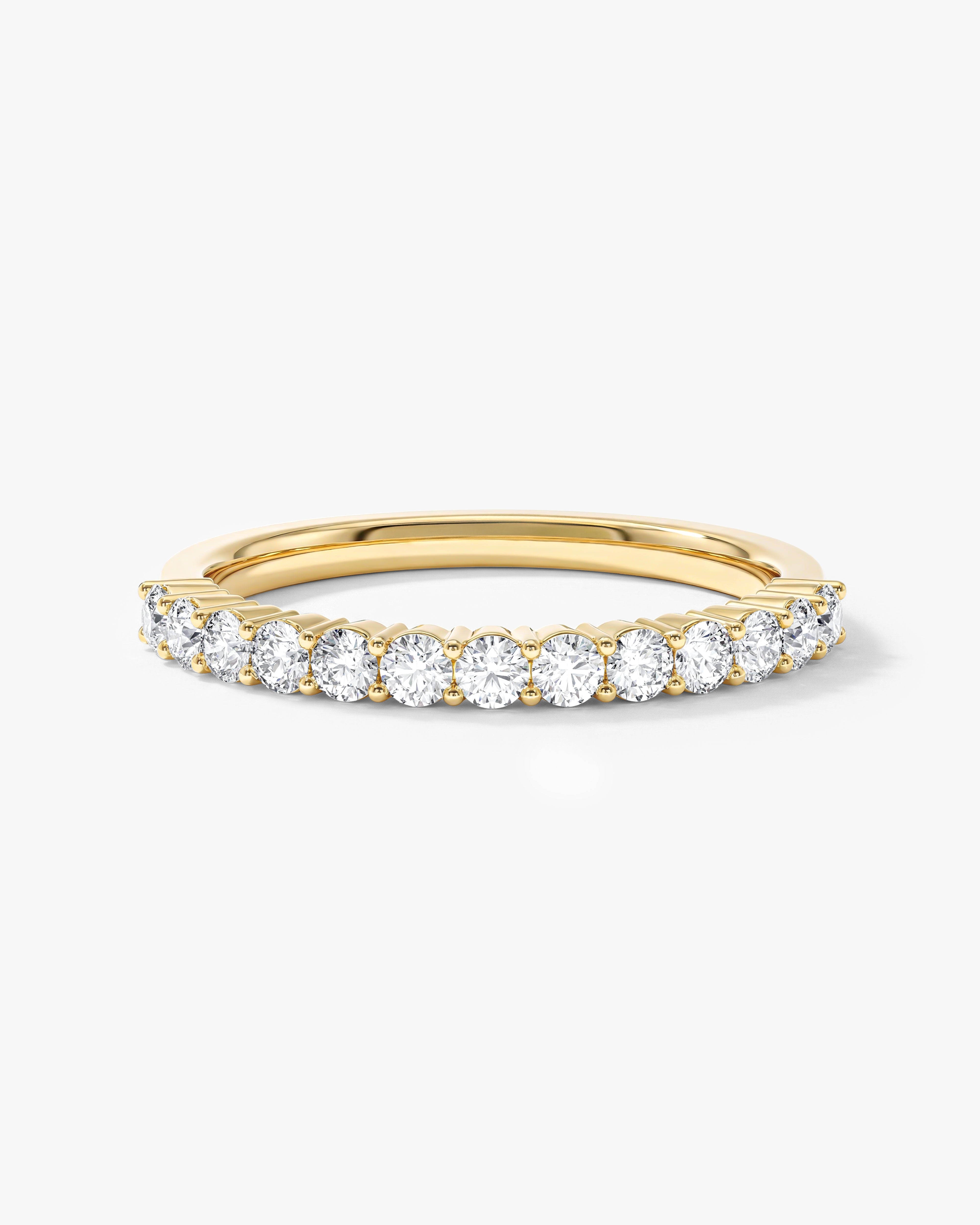 Faceted Half Eternity Band (0.50 CT TW)