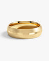 6mm Basic Carved Matte Brushed Men's Wedding Band