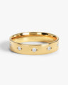 4mm Slit-Bezel Set Eternity Men's Engagement Ring (0.20 CT TW)