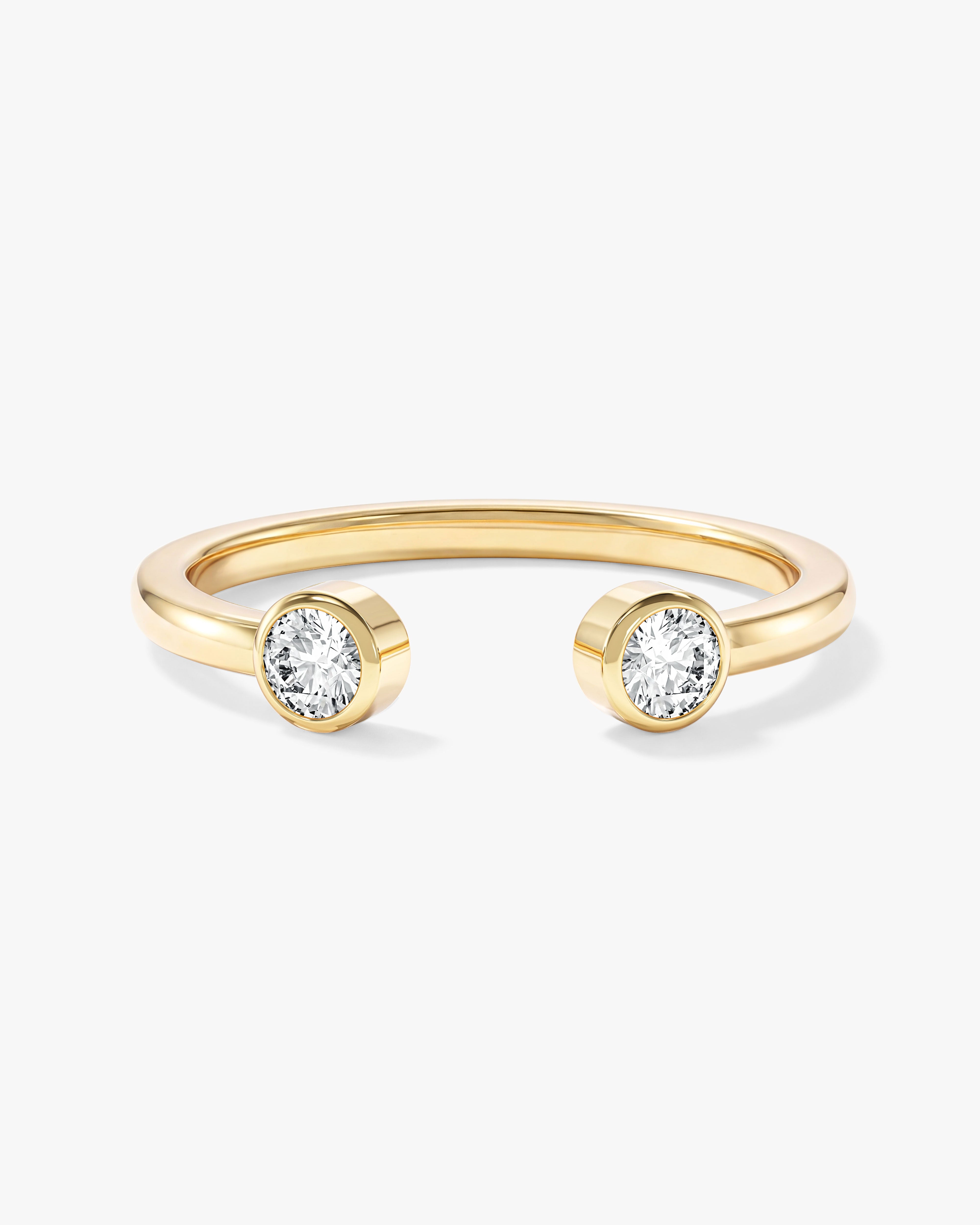 Dual Open Cuff Wedding Band