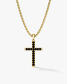 Black Diamond Cross Necklace