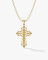 Detailed Cross Pendant Necklace