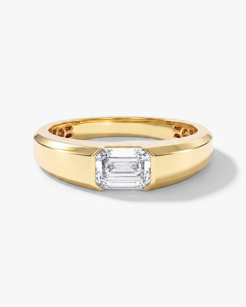 Solitaire Men's Wedding Band