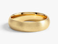 5mm Classic Dome Men's Wedding Band - Matte Brushed