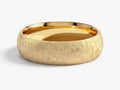 6mm Dome Men's Wedding Band with Ice Matte Finish