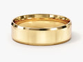 6mm Beveled Edge Men's Wedding Band