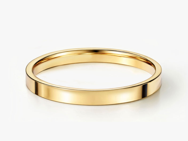 2mm Classic Flat Wedding Band