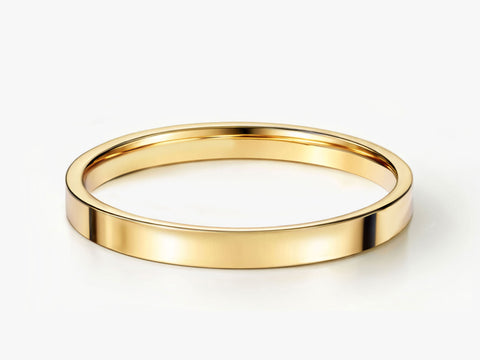2mm Classic Flat Wedding Band