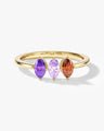 Oval Cut Multi-Stone Birthstone Ring