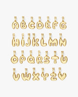 Bubble Initial Necklace