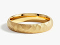 4mm Hammered Dome Wedding Band